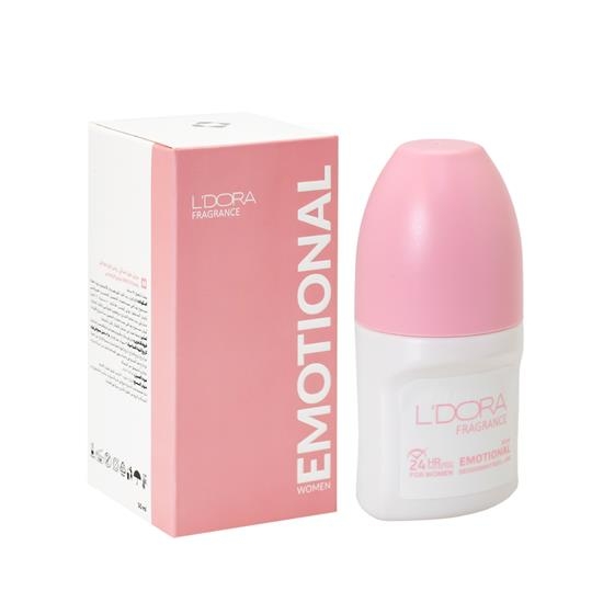 دئودورانت رولی زنانه مدل EMOTIONAL لدورا فرگرنس 50 میلی‌لیتر

L’DORA FRAGRANCE EMOTIONAL Deodorant Roll-On for Women, 50 ml