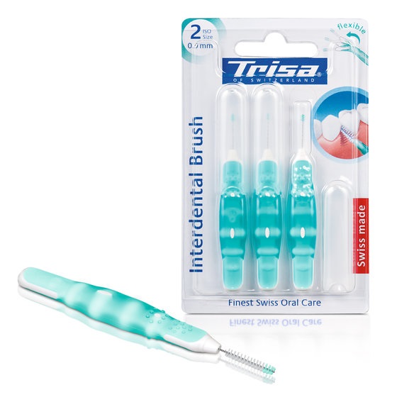تریزا مسواک بین دندانی3 عددی TRISA INTERDENTAL BRUSH سایز 2 قطر 0.9mm