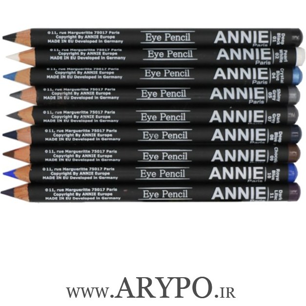 آنی مداد چشم رنگی Annie Eye Pencil رنگ CRYSTAL BLUE شماره 04