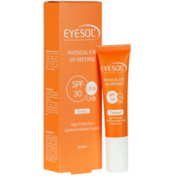 آیسول کرم ضد آفتاب رنگی دور چشم 15 میل نارنجی Eyesol