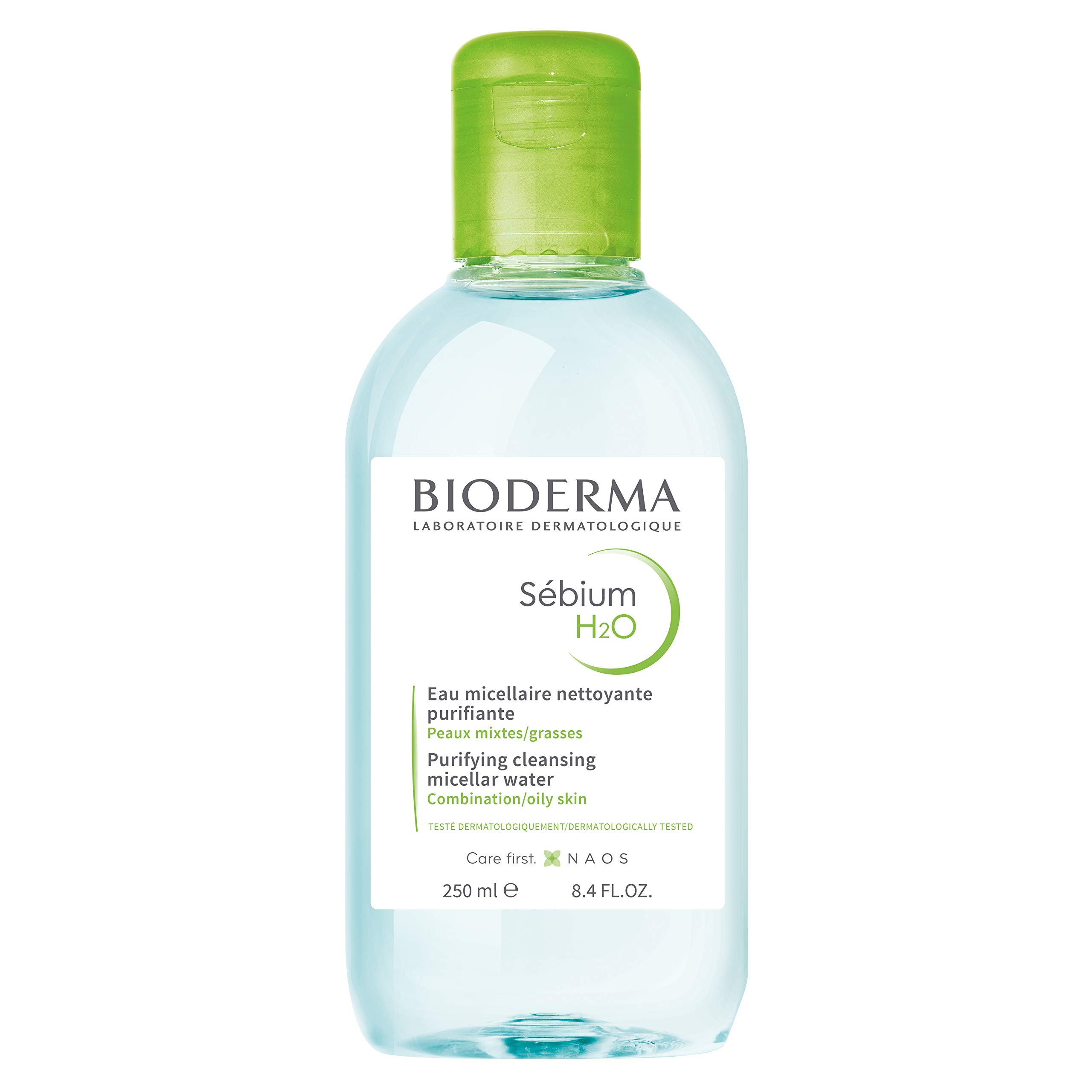 بایودرما میسلار واتر پاک کننده پوست چرب 250 میل سبز Bioderma