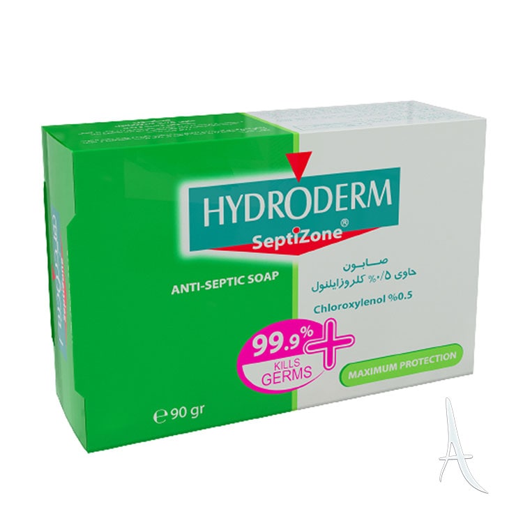 هیدرودرم صابون ضد عفونی کننده 90 گرم سبز