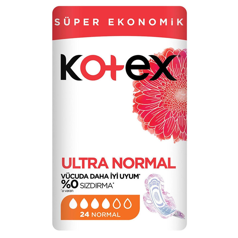کوتکس نوار بهداشتی 24 عددی نرمال مدل  ultra normal KOTEX